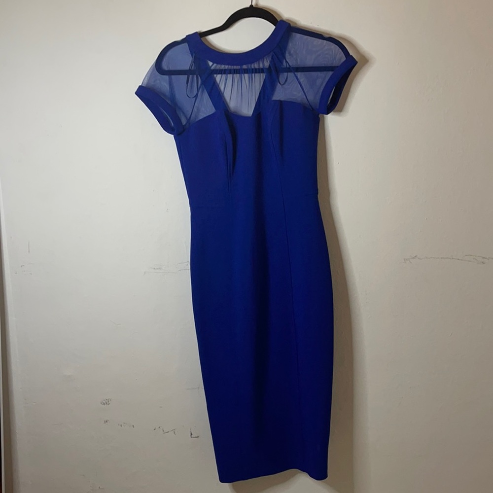 NWOT Maggie London Royal Blue Midi Dress